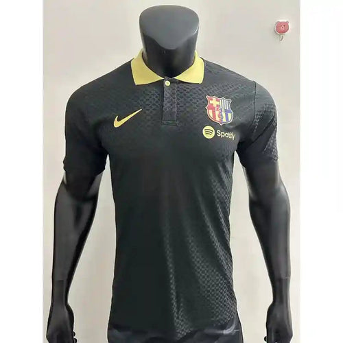 Fc Barcelone Polo Noir Version Joueur 2025/2026
