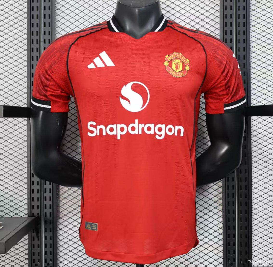 Maillot Manchester United domicile version joueur 2025/2026