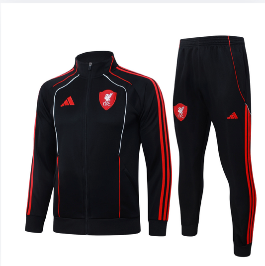 Survêtement training Enfant Liverpool noir 2025/2026