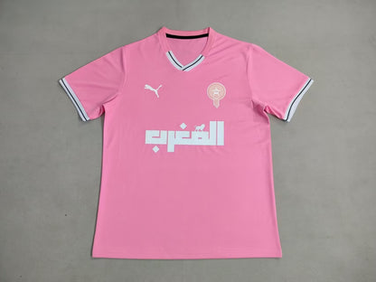 Maillot Maroc Rose et Blanc 2025/2026