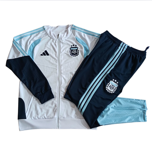 Survêtement Enfant Argentine blanc Coupe du Monde 2026