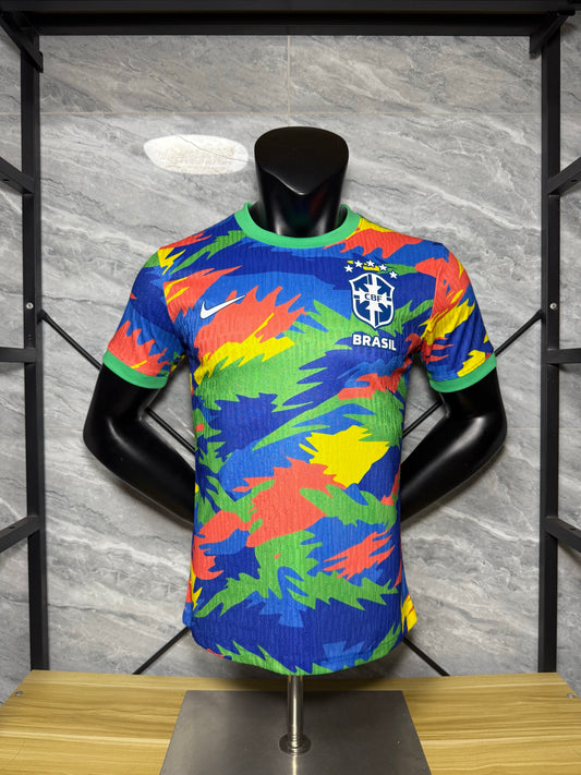 Maillot Brésil Concept fleur version joueur 2025/2026