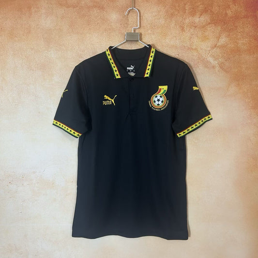 Maillot Ghana concept noir Coupe du Monde 2026