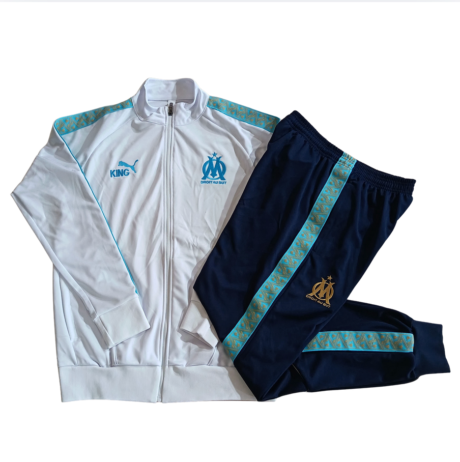 Survêtement Enfant OM blanc 2026