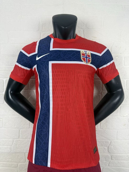 Maillot Norvège Domicile Version Joueur Coupe du Monde 2026