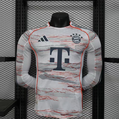 Maillot FC Bayern Munich extérieur manches longues version joueur 2025/2026