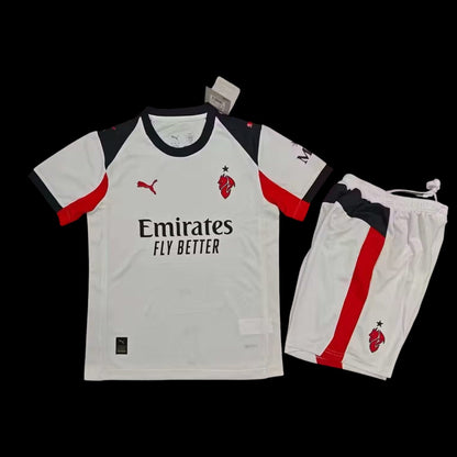 AC Milan Away Kit for Children 25/26