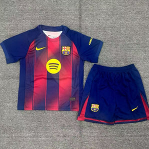 Equipación local del FC Barcelona para niños 25/26