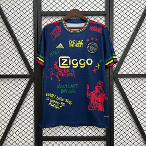 Ajax Amsterdam Bob Marley Bleu 2025/2026 - Vêtements de sport