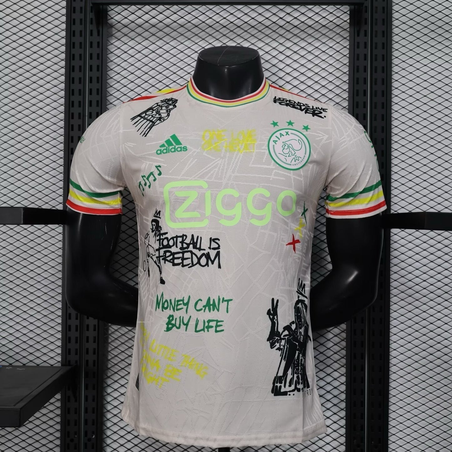 Ajax Amsterdam Bob Marley khaki 2025/2026 - Vêtements de sport