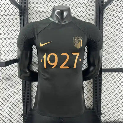 Al-Ittihad Noir/Doré Version Joueur 2025/2026 - Vêtements de sport
