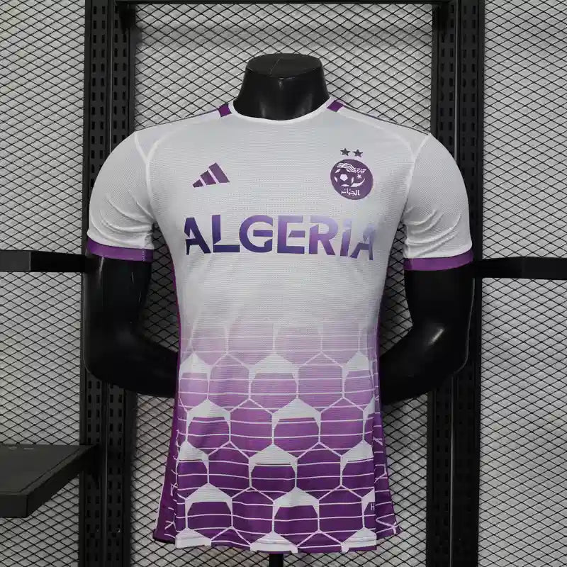 Algérie Blanc/Violet Version Joueur 2025/2026 - Vêtements de sport