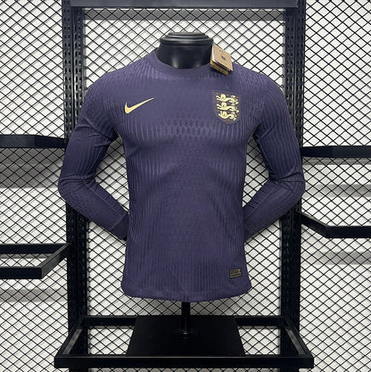 Angleterre Extérieur Euro2024 - Version Joueur manches longues ( + 7€) / S - Vêtements de sport