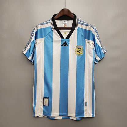 Argentine Domicile Retro 1998 - Domicile / S - Vêtements de sport