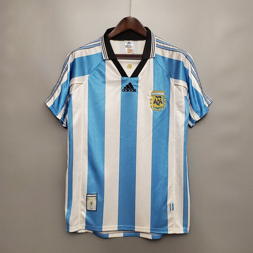 Argentine Domicile Retro 1998 - Domicile / S - Vêtements de sport