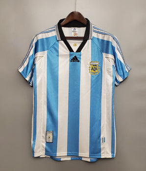 Argentine Domicile Retro 1998 - Domicile / S - Vêtements de sport