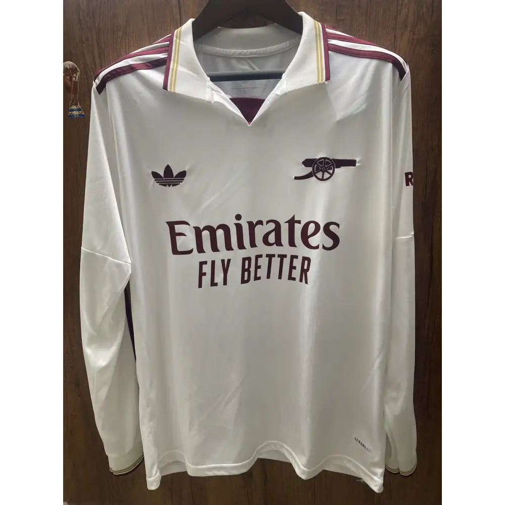 Arsenal Extérieur 2 Manches Longues 2025/2026 Vêtements de sport