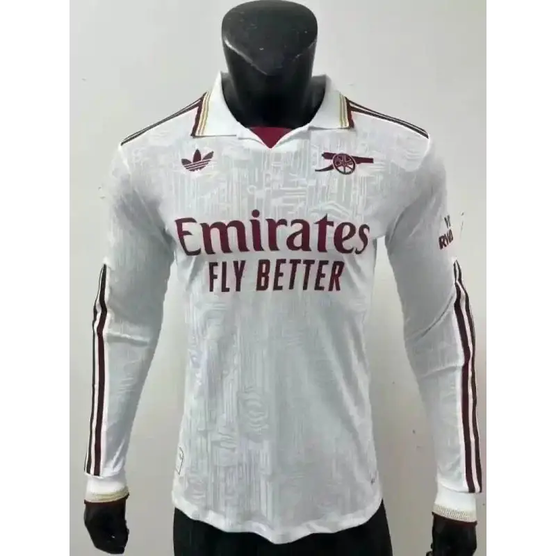 Arsenal Exterieur 2 Manches Longues Version Joueur 2025/2026 Vêtements de sport