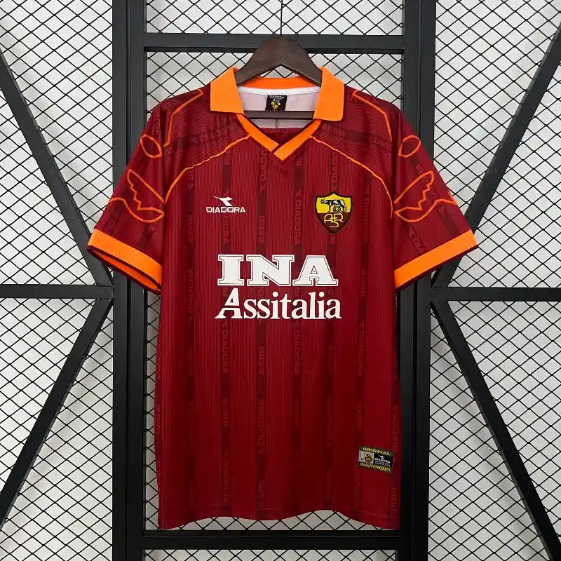 AS Roma Domicile Retro 1990/2000 - Vêtements de sport