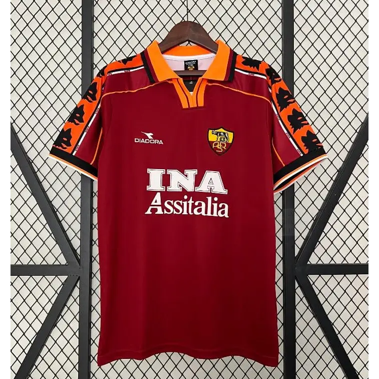 AS Roma Domicile Retro 1998/1999 - Domicile / S - Vêtements de sport