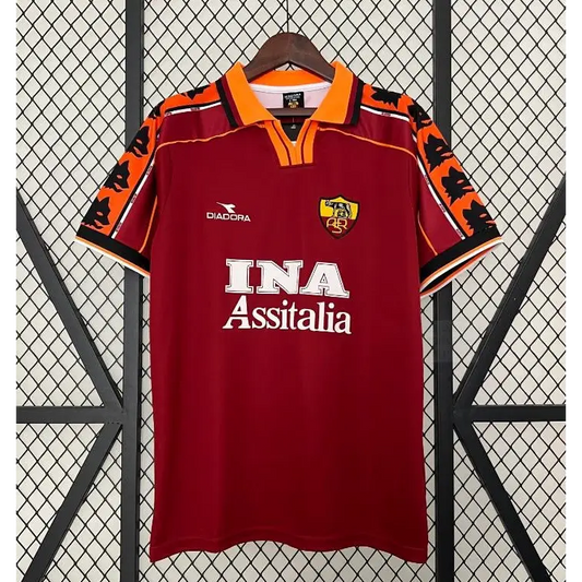 AS Roma Domicile Retro 1998/1999 - Domicile / S - Vêtements de sport