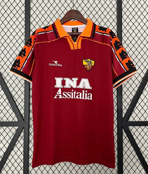 AS Roma Domicile Retro 1998/1999 - Domicile / S - Vêtements de sport