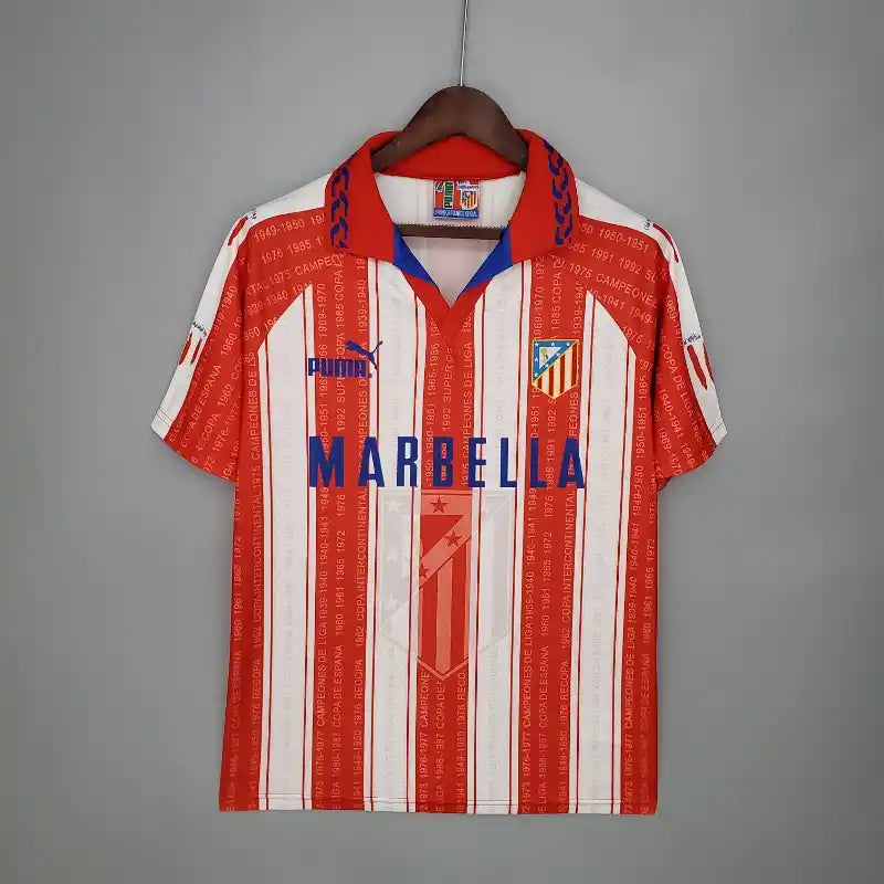 Atlético Madrid Domicile Retro 1995/1996 - Vêtements de sport