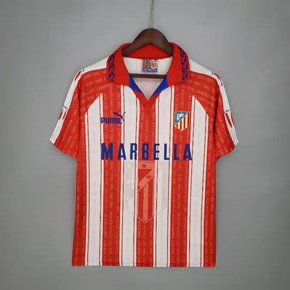 Atlético Madrid Domicile Retro 1995/1996 - Vêtements de sport