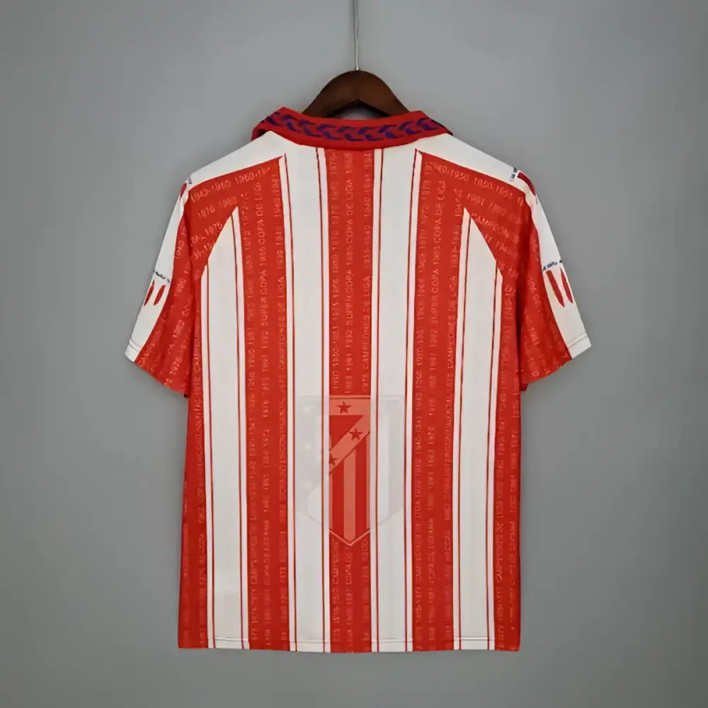 Atlético Madrid Domicile Retro 1995/1996 - Vêtements de sport