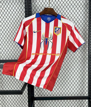 Atlético Madrid Domicile Retro 2004/2005 - Domicile Retro / S - Vêtements de sport