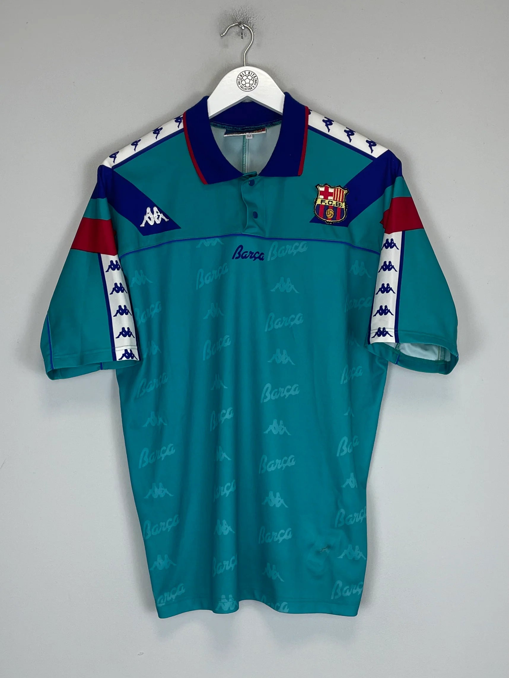 FC Barcelona Burgundy Away Kappa Jersey 1992 Dream Team