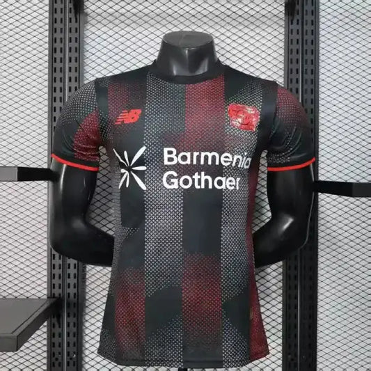 Bayer Leverkusen Domicile Version Joueur 2025/2026 - Vêtements de sport