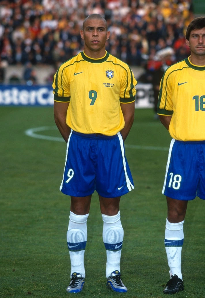 Brazil Home Jersey Canary Yellow Nike World Cup 1998