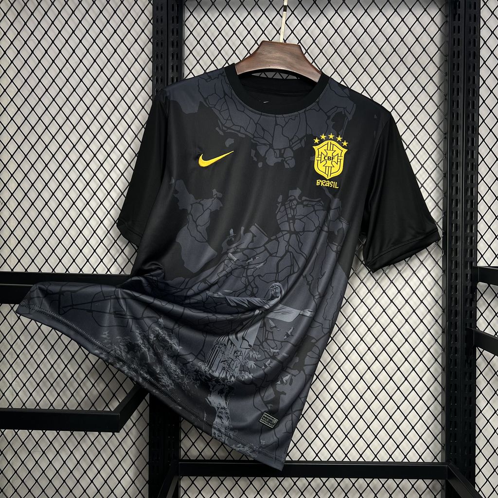 Maillot Brésil Édition Spéciale Noir 2024/2025 - Édition Spéciale Noir / S - Vêtements de sport