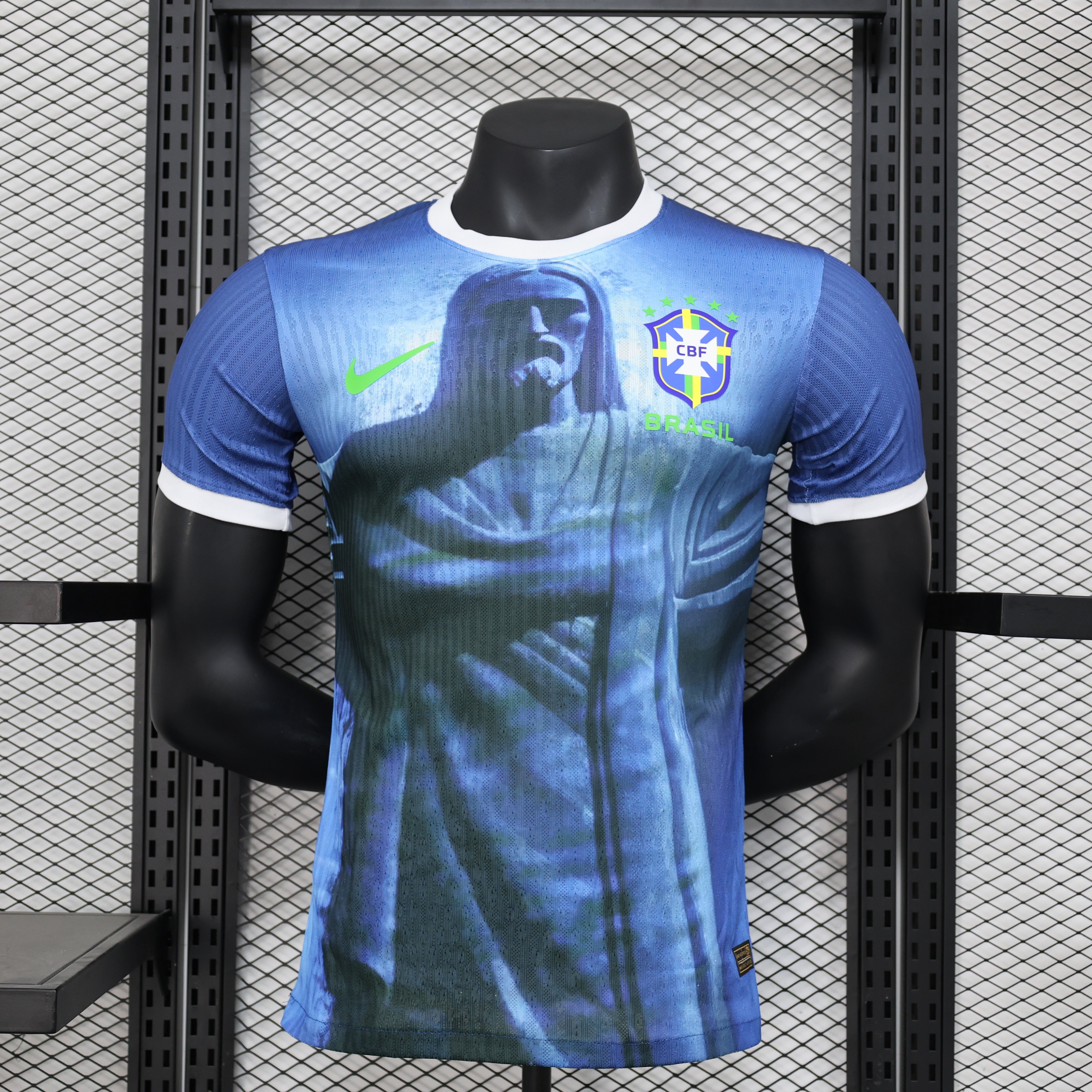 Brésil Édition Spéciale Corcovado Bleu 2024/2025 - Edition Speciale (Version Joueur) / S - Vêtements de sport