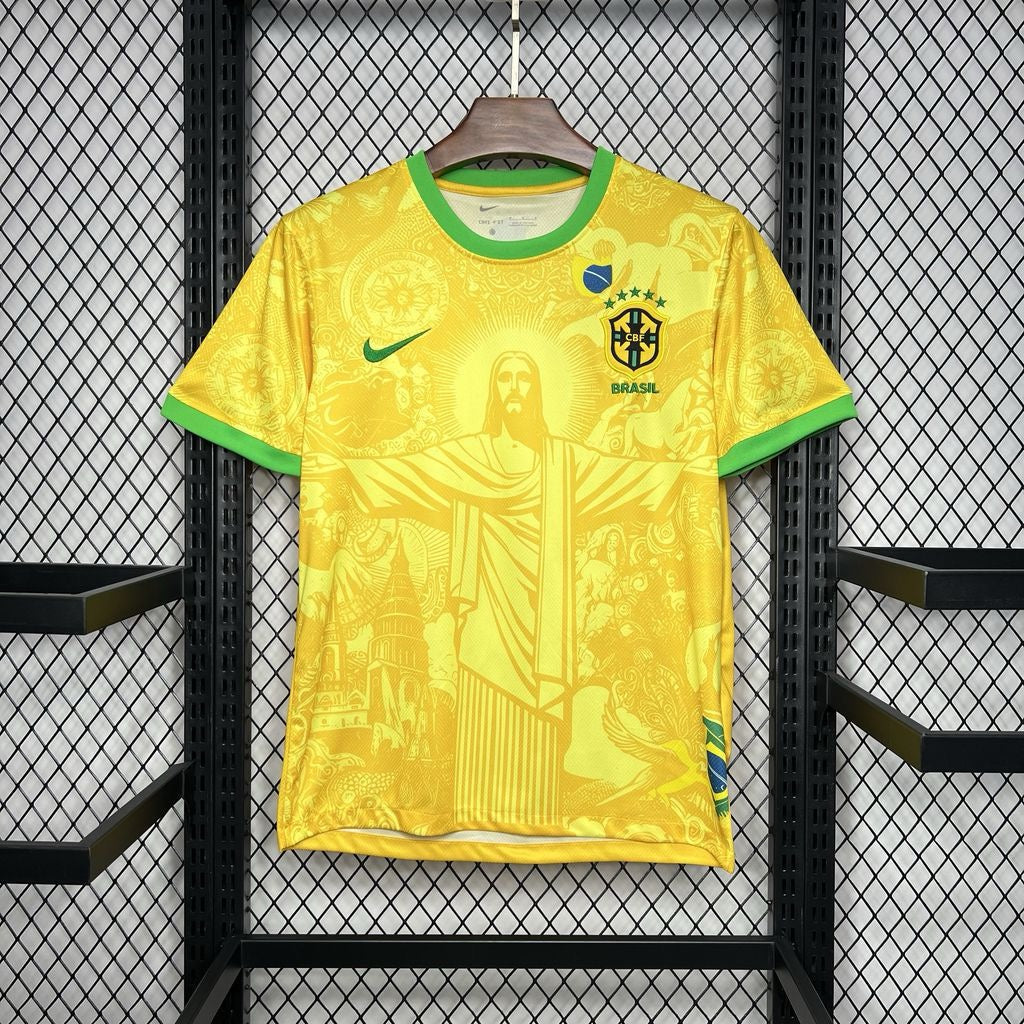 Brésil Concept Corcovado Jaune 2024 - Concept Corcovado (Version Joueur) / S - Vêtements de sport