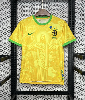 Brésil Concept Corcovado Jaune 2024 - Concept Corcovado (Version Joueur) / S - Vêtements de sport