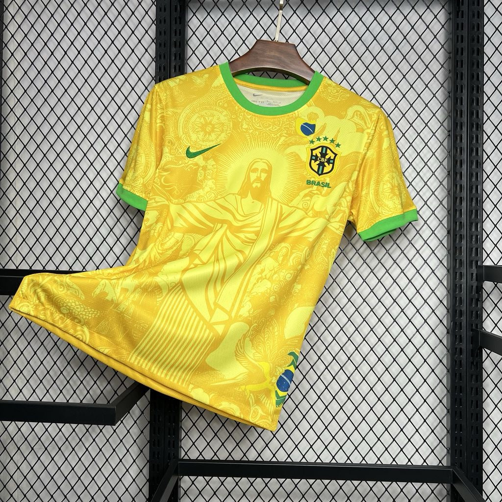 Brésil Concept Corcovado Jaune 2024 - Vêtements de sport