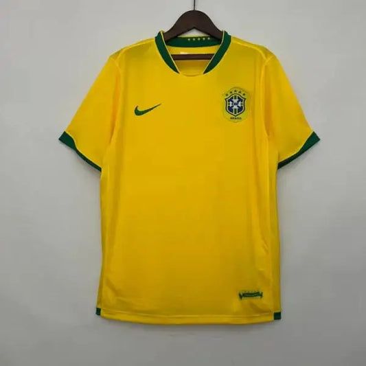 Brésil Domicile Retro 2006 - Vêtements de sport