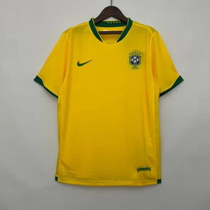 Brésil Domicile Retro 2006 - Vêtements de sport