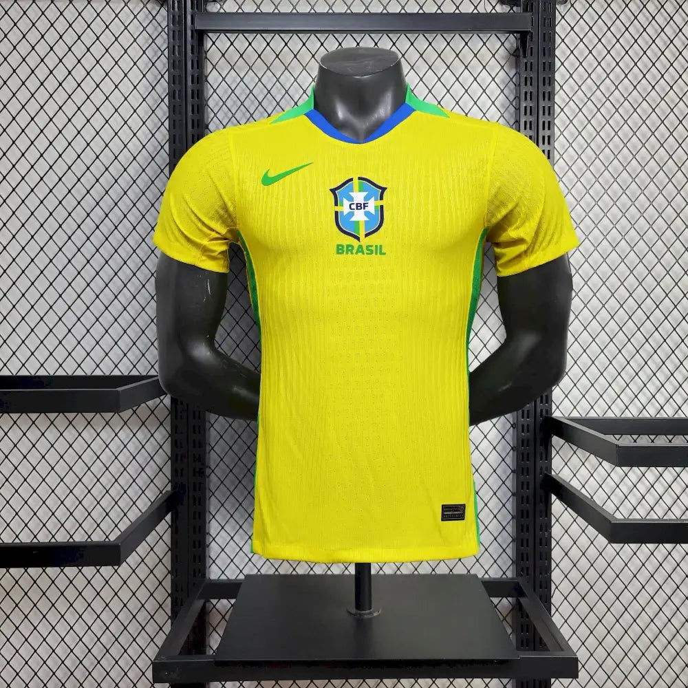 Brésil Domicile Version Joueur 2025/2026 - Domicile / S - Vêtements de sport