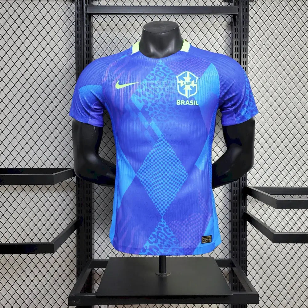 Brésil Extérieur Version Joueur 2025/2026 - Domicile / S - Vêtements de sport