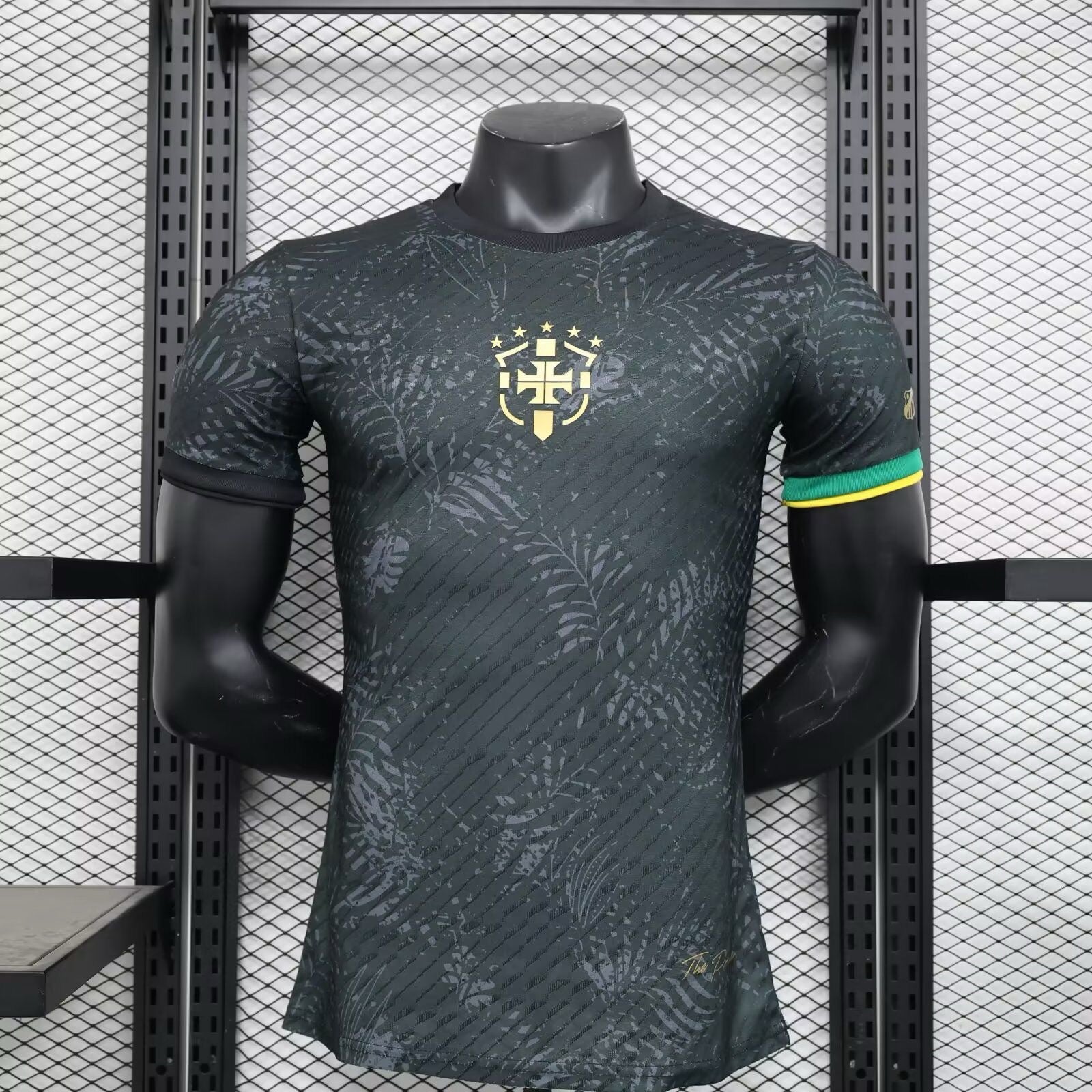 Brésil Édition Spéciale Black 2024/2025 - Edition Speciale (Version Joueur) / S - Vêtements de sport