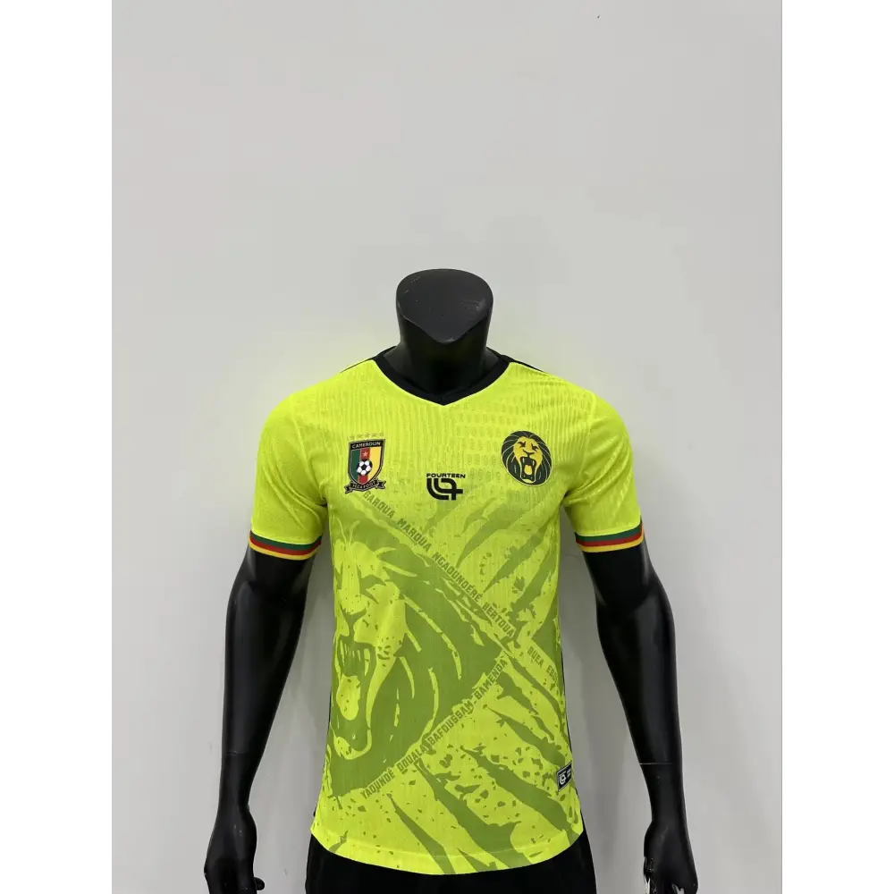 Cameroun Vert Version Joueur 2025/2026 - Vêtements de sport