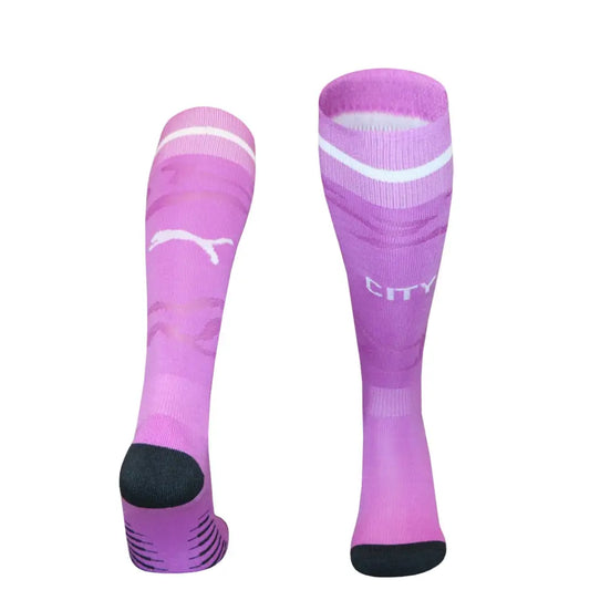Chaussettes Manchester City Domicile 2026/2027 Gardien Violet - Taille Unique - Vêtements de sport