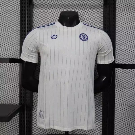 Chelsea Blanc Retro 2025/2026 - Vêtements de sport