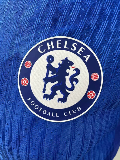 Chelsea Domicile Version Joueur Manches Longues 2025/2026 - Vêtements de sport