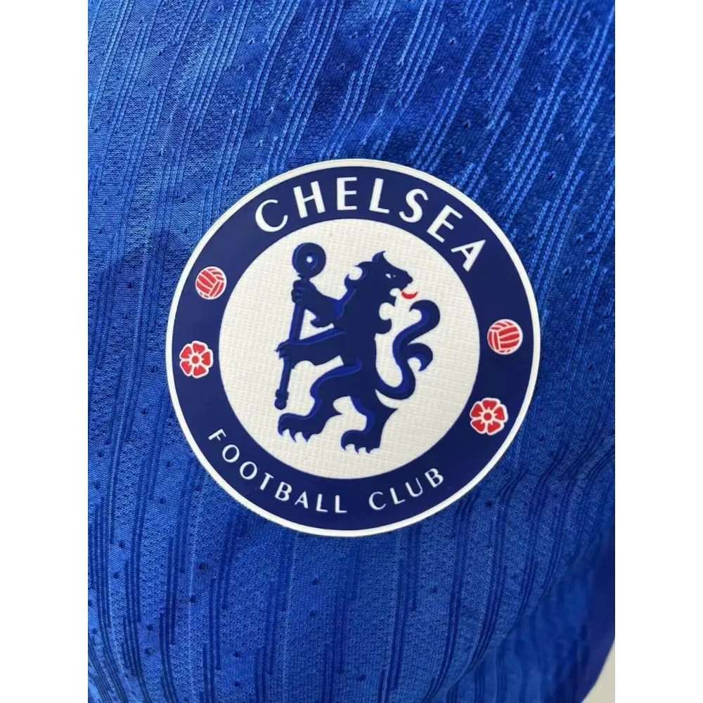 Chelsea Domicile Version Joueur Manches Longues 2025/2026 - Vêtements de sport
