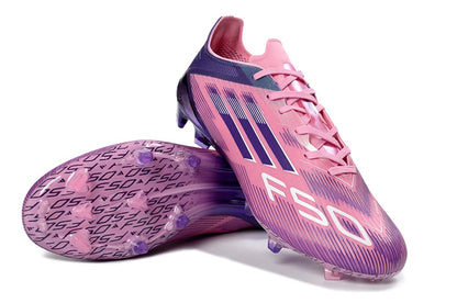 Crampons Adidas F50 Rose et violette
