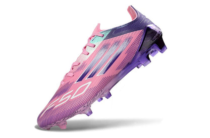 Crampons Adidas F50 Rose et violette